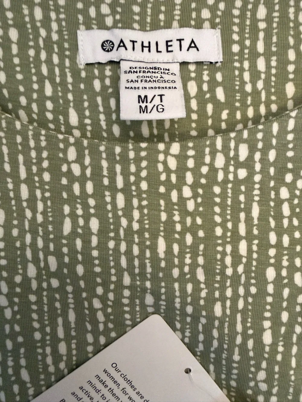 Athleta Santorini Thera Printed Dress New With Tags - Picture 5 of 7